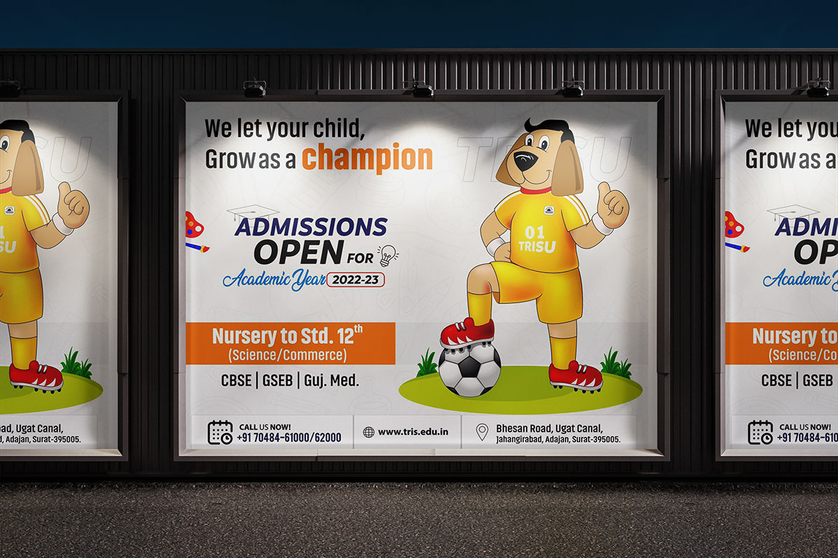 The Radiant International School branding image
